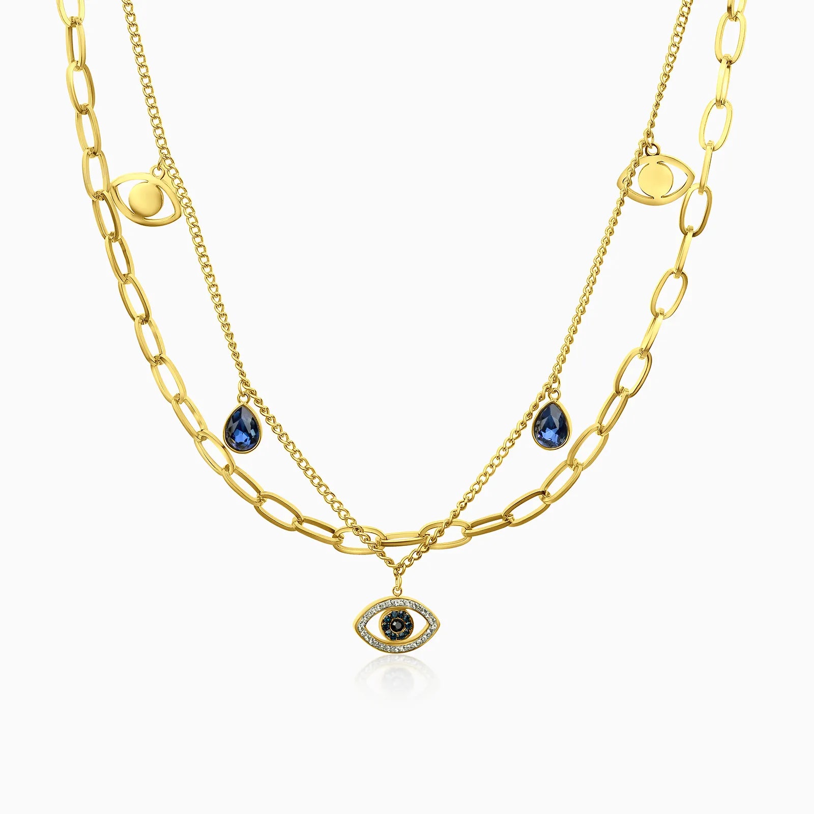 Divine Eye Two Layered Necklace