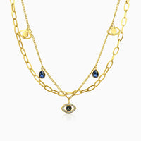 Divine Eye Two Layered Necklace