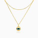 Evil Eye Layered Necklace