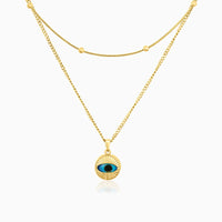 Evil Eye Layered Necklace