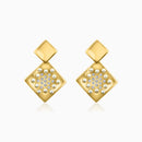 Glam Mosaic Square Earrings
