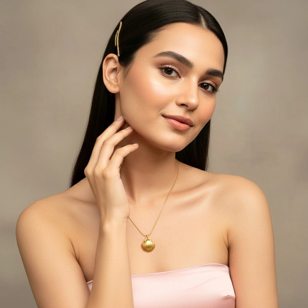 Golden Shell Necklace