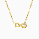 Infinity Crystal Pendant Necklace