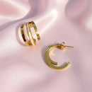 Layered Gleam Earrings