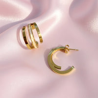 Layered Gleam Earrings