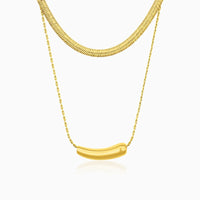 Minimal Gold Layered Necklace