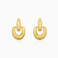 Gold Loop Earrings