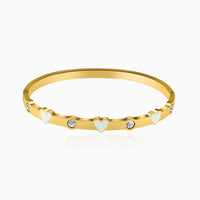 Eternal Hearts Bangle Bracelet
