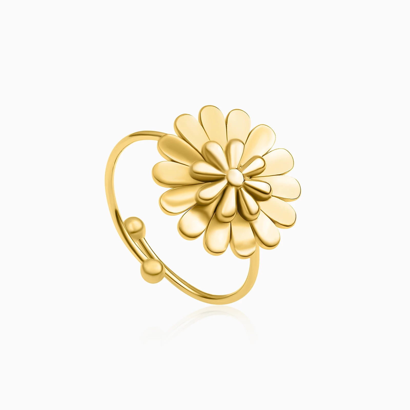 Golden Daisy Ring