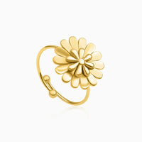 Golden Daisy Ring