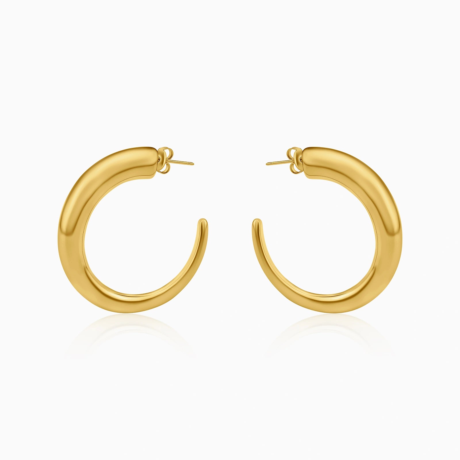 Bold Chunky Curve Earrings