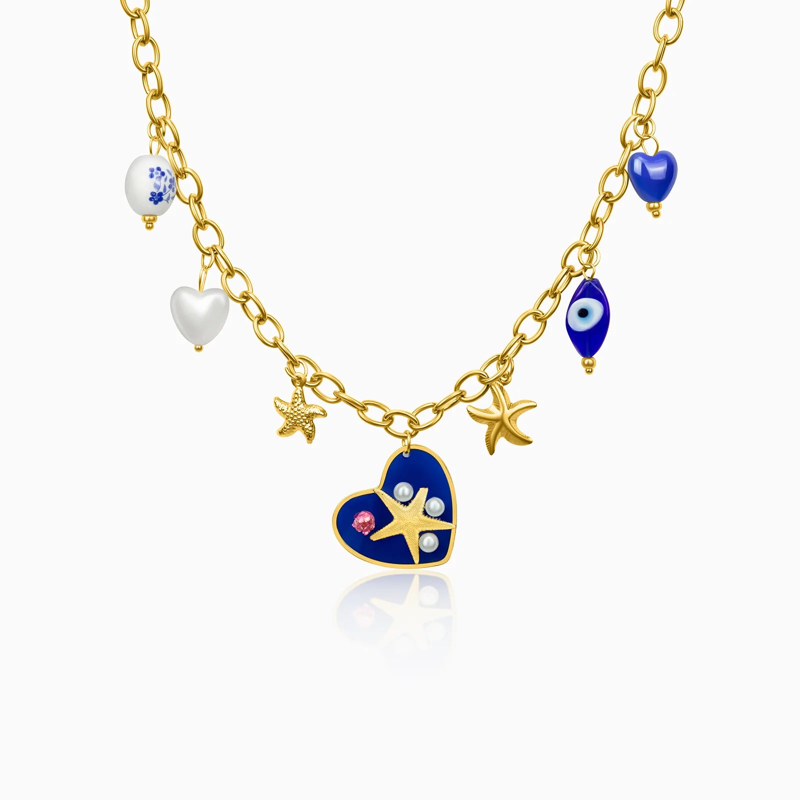 Mediterranean Charm Necklace