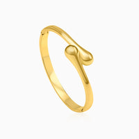Double Orb Bangle Bracelet