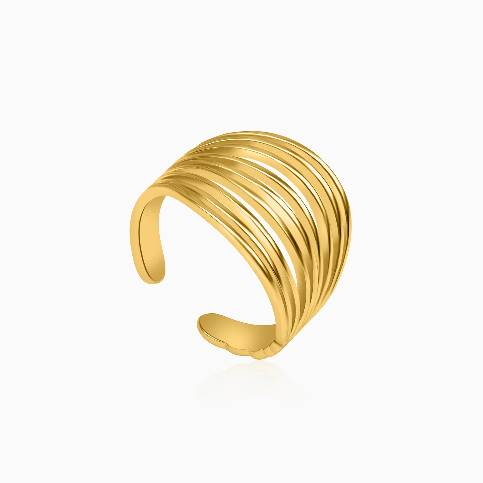 Golden Crest Ring