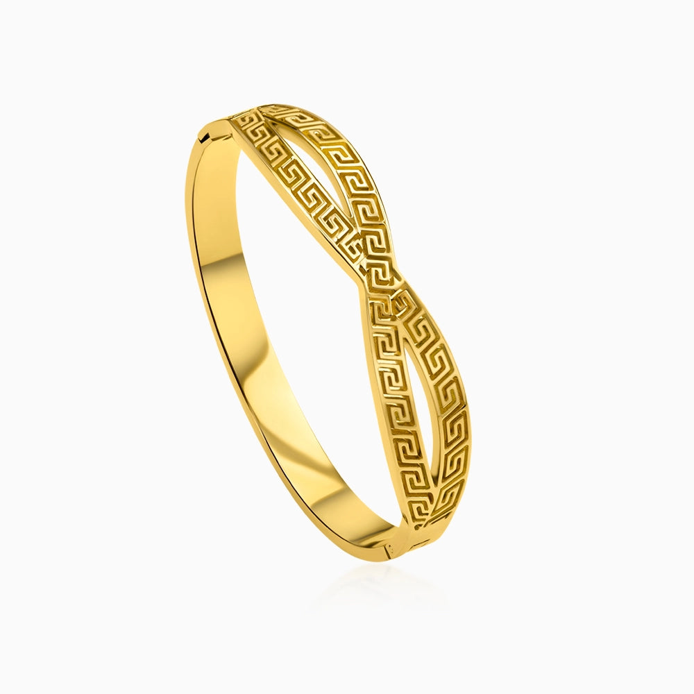 Infinity Maze Bangle Bracelet