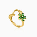 Emerald Bloom Ring