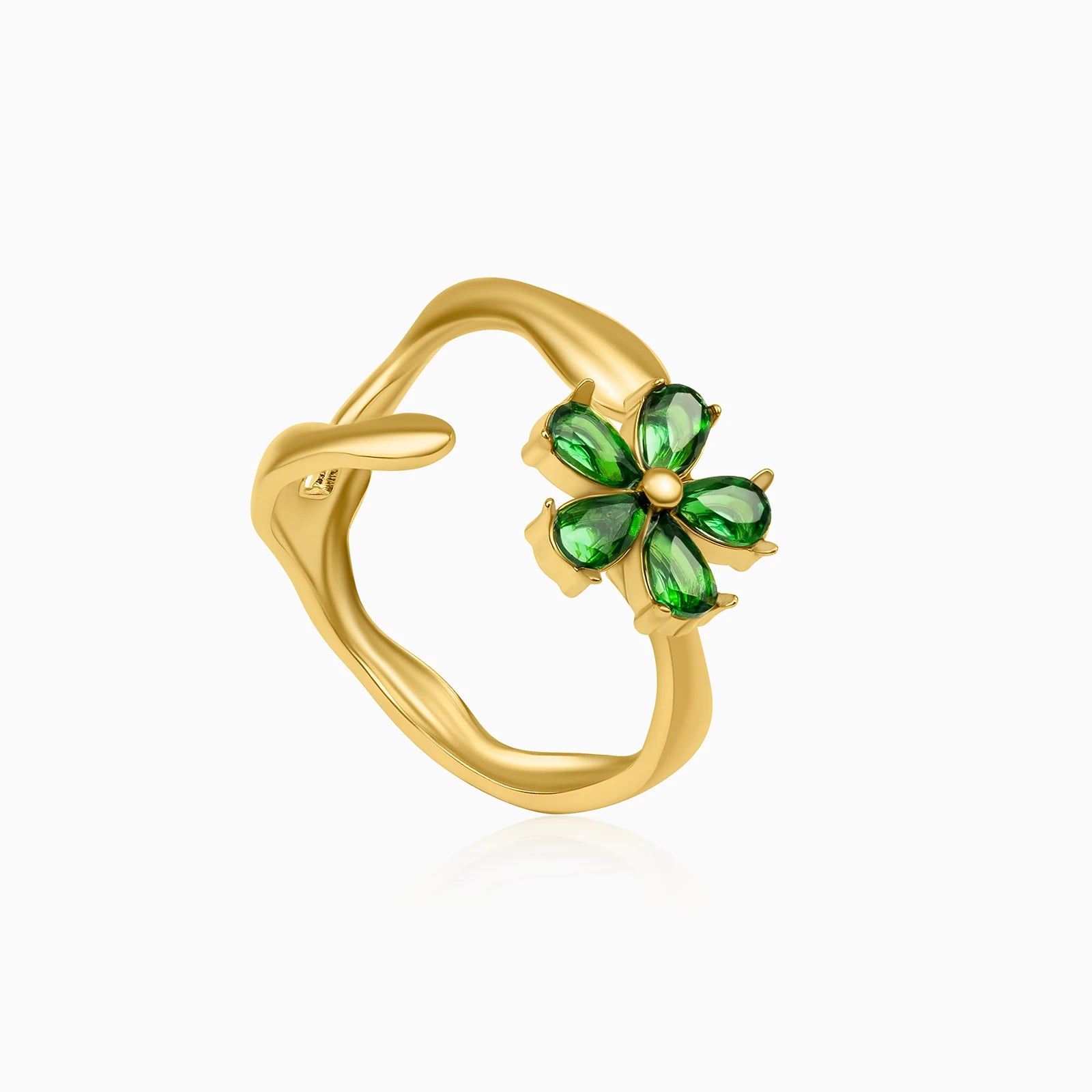 Emerald Bloom Ring