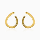 Crystal Arc Earrings