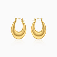 Luxe Curve Hoop Earrings