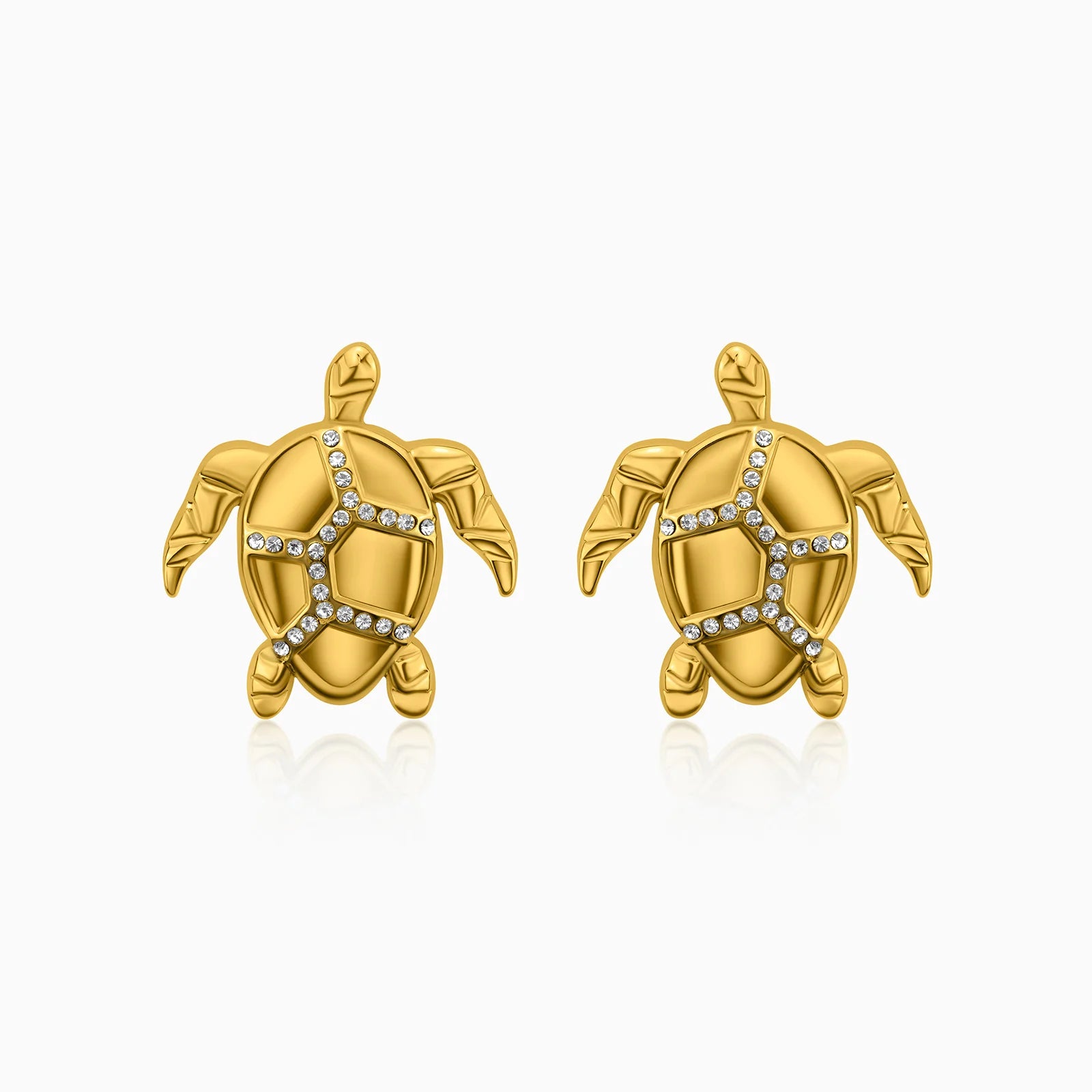 Shimmer Turtle Earrings