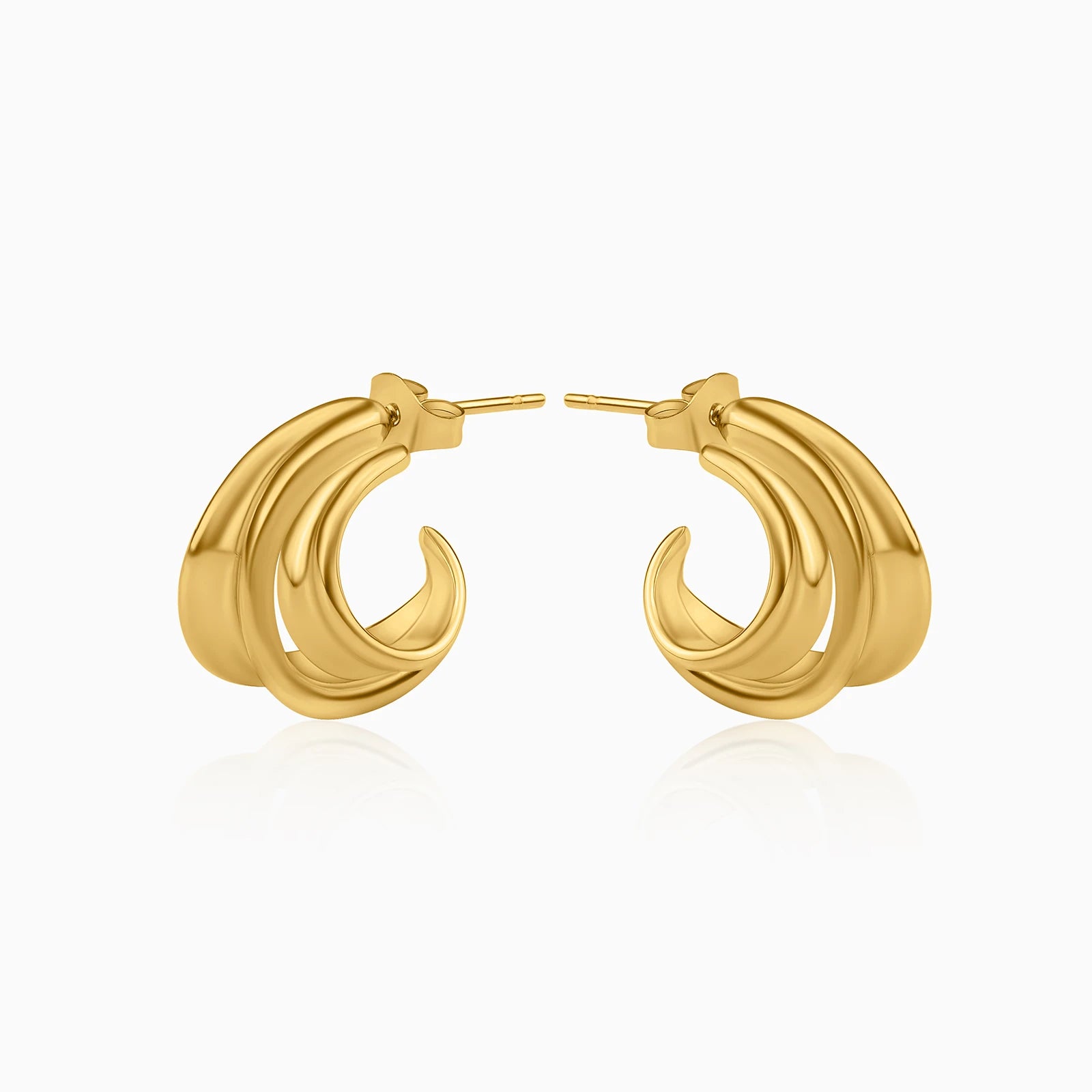 Golden Cascade Earrings
