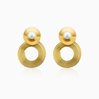 Golden Ripple Earrings