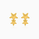 Twin Star Stud Earrings
