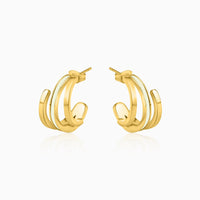 Layered Gleam Earrings